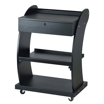 Beauty salon trolley Weelko Support, black