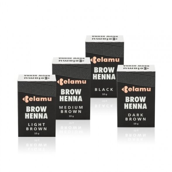 HENNA eyebrow dye, 10g MEDIUM DARK. BROWN 2