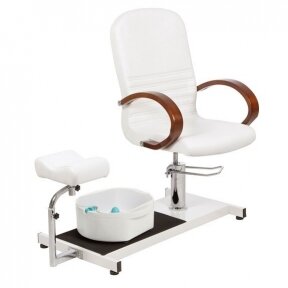 Hydraulic pedicure chair with bathtub, Weelko Astra white