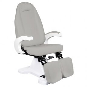 Hydraulic pedicure chair, gray