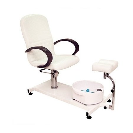 Hydraulic pedicure chair with bathtub, Weelko Astra white 2