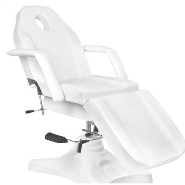 Hydraulic cosmetic chair A-234, white color 4