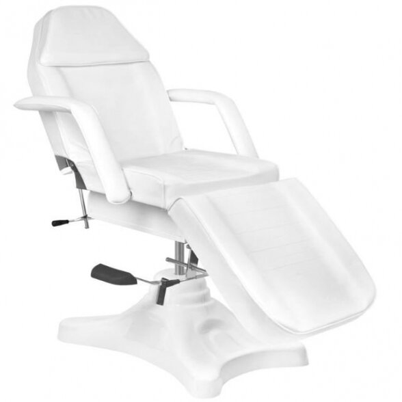 Hydraulic cosmetic chair A-234, white color