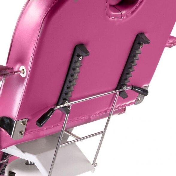 Hydraulic cosmetology bed BD-8222, pink color. 3