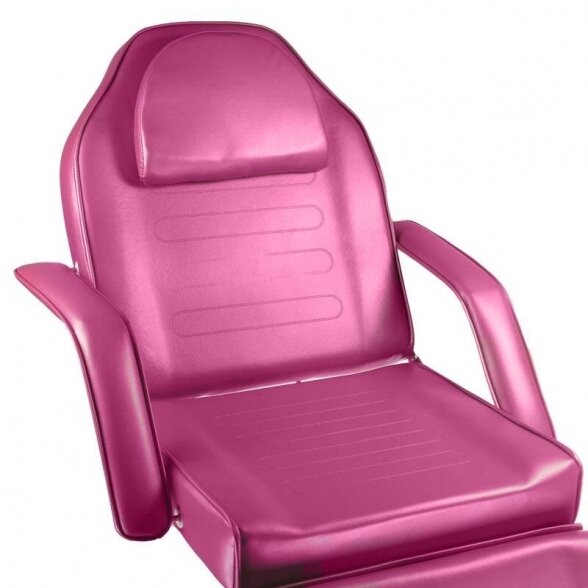 Hydraulic cosmetology bed BD-8222, pink color. 5