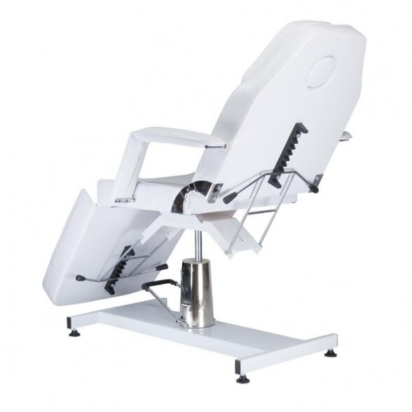 Hydraulic cosmetic chair BW-210, white 2