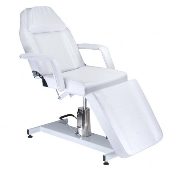 Hydraulic cosmetic chair BW-210, white