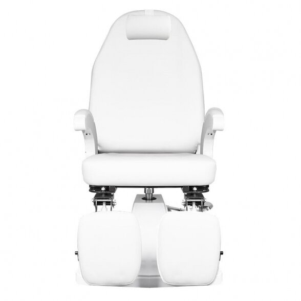 Hydraulic pedicure chair, white 2