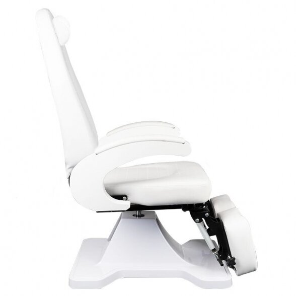 Hydraulic pedicure chair, white 3