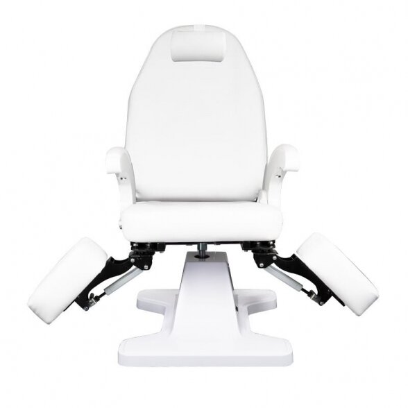 Hydraulic pedicure chair, white 5