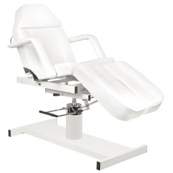 Hydraulic pedicure chair PEDI A210C, white color