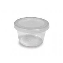 Container with lid 30 ml., plastic