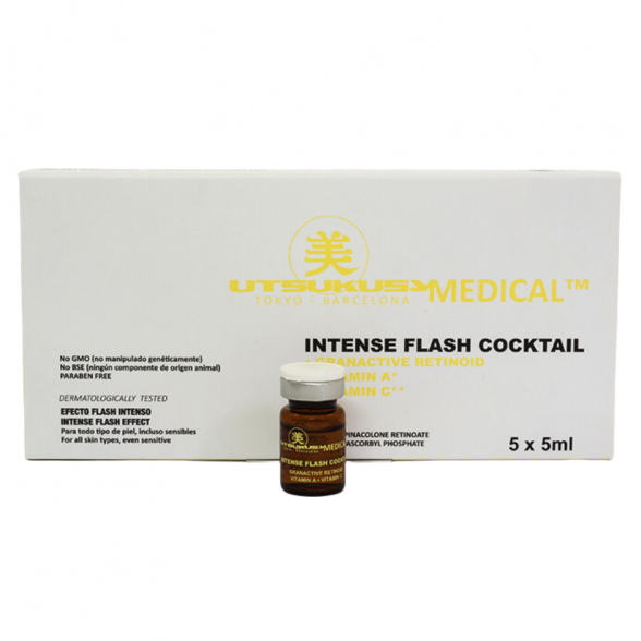 UTSUKUSY COCKTAIL serumas INTENSE FLASH, 5x5ml