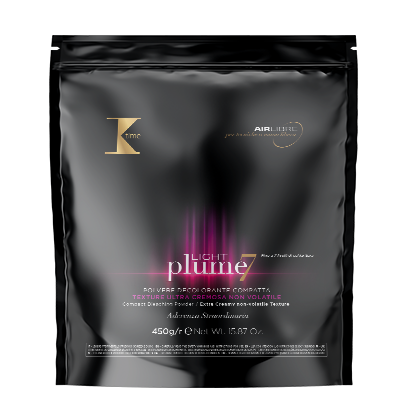 K time Light Plume hair bleaching powder with Kaolin, lightens up to 7 tones, SOFT PACKAGING, 450gr