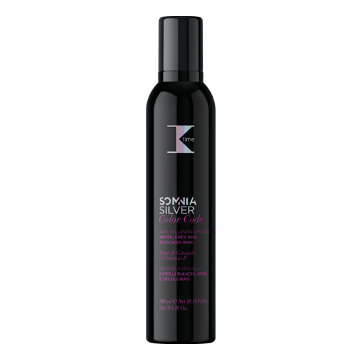 K time SOMNIA SILVER CODE ANTI -YELLOW hair mousse with pigment, 300ml