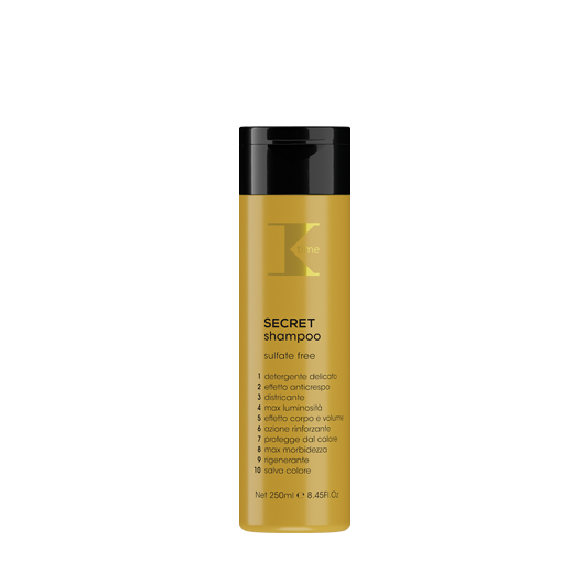 K time SECRET MULTI ACTION 10 in 1, hair shampoo SULFATE FREE, 250ml