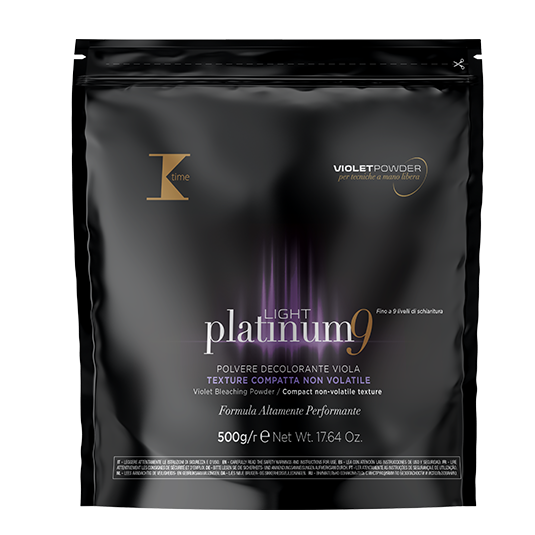 K time Plaukų Balinimo Milteliai LIGHT PLATINUM VIOLET 500gr (violetinė sp.)