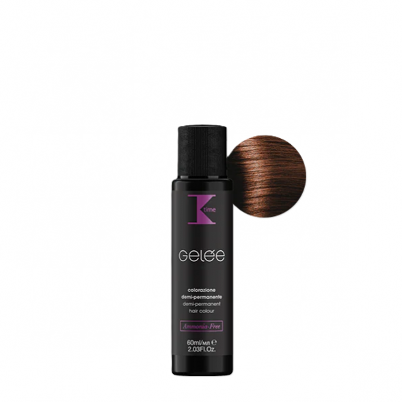 K-time GELEE plaukų toneris nr.  5.4 Light Copper Brown, 60ml