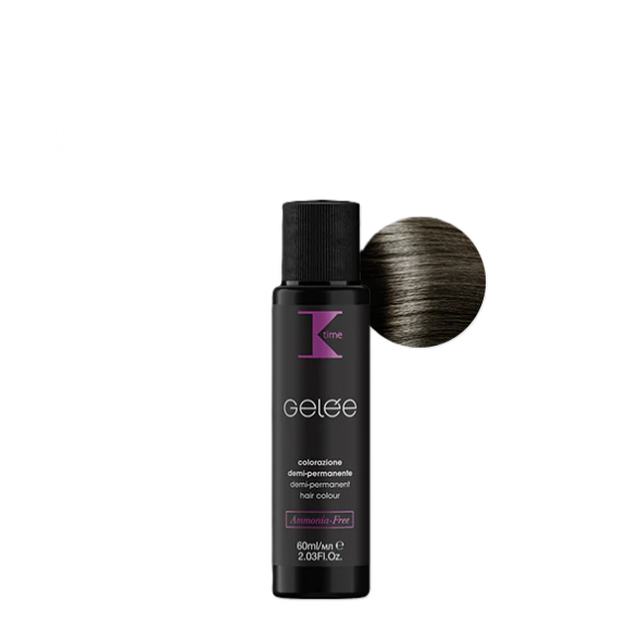 K-time GELEE plaukų toneris nr. 5.1, LIGHT ASH BROWN, 60ml