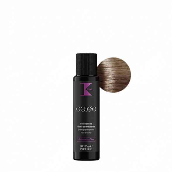 K-time GELEE plaukų toneris nr. 7.1, AS BLONDE, 60ml