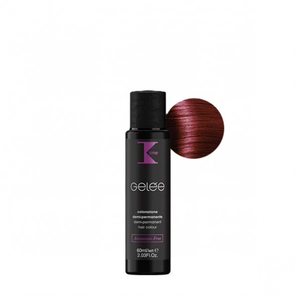 K-time GELEE plaukų toneris nr.  6.66 Dark Red Intense Blonde, 60ml