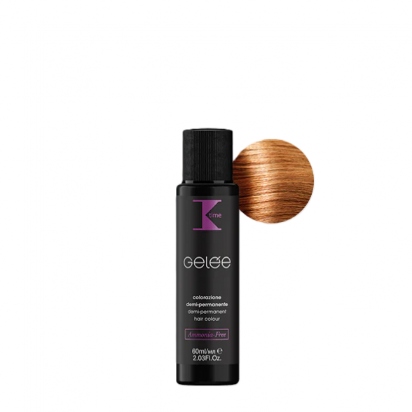 K-time GELEE plaukų toneris nr. 8.34 Light Copper Gold Blonde, 60ml