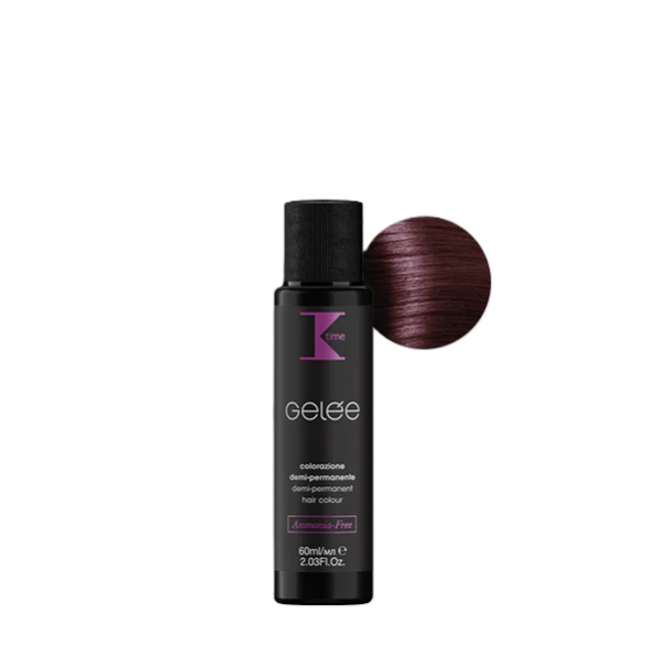 K-time GELEE plaukų toneris nr.  5.5 Light Mahogany Brown, 60ml