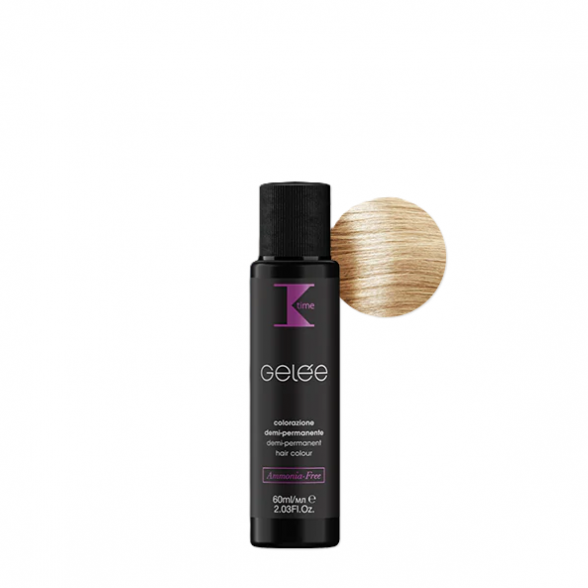 K-time GELEE plaukų toneris nr. 10.13, Very Light Gold Ash Platinum Blonde, 60ml