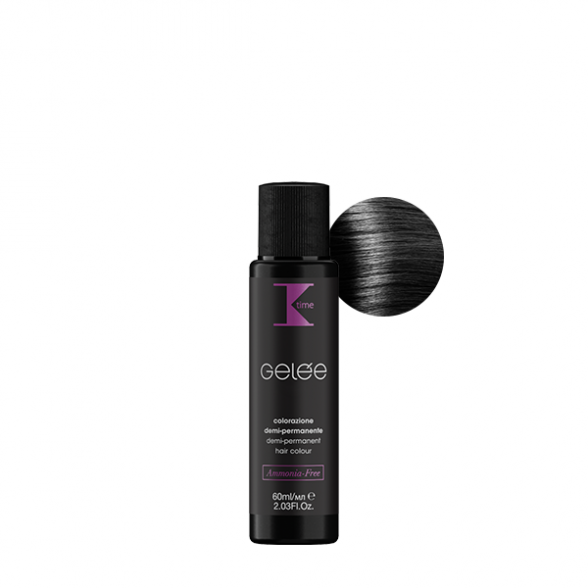 K-time GELEE hair toner no. 1, BLACK, 60ml