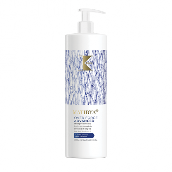 K time MATIRYA OVER FORCE ADVANCED shampoo for hair loss prevention, 1000ml