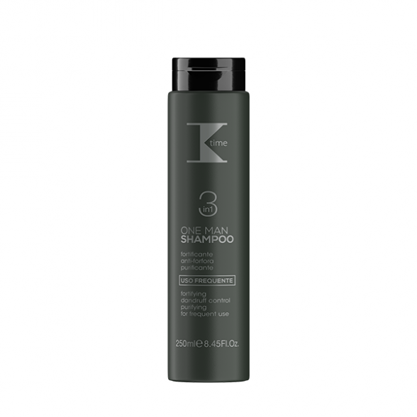 K Time ONE MAN 3 in 1 shampoo, 250ml