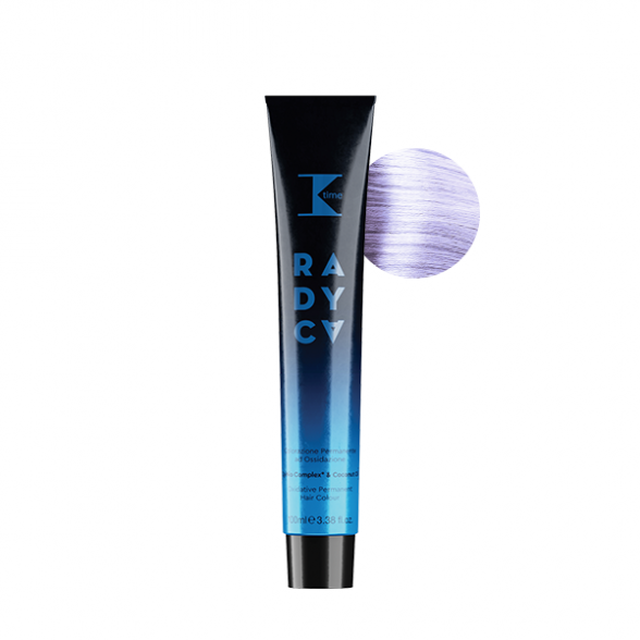 K time RADYCA plaukų dažai (Italija), Nr. 10.12 Very Light Irisé Ash Platinum Blonde, 100ml