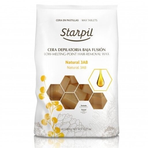 Hot natural wax Starpil, 1 kg