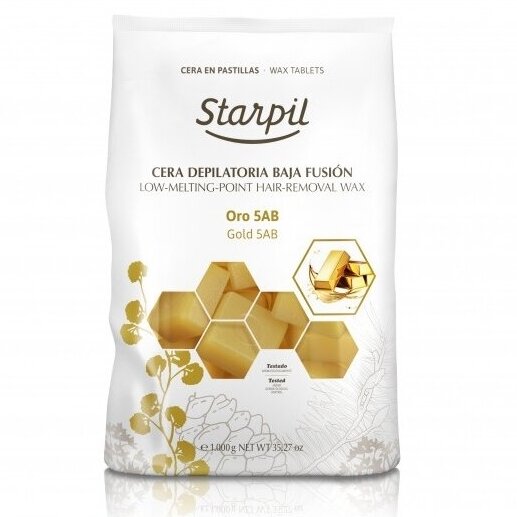 Hot golden wax Starpil, 1 kg