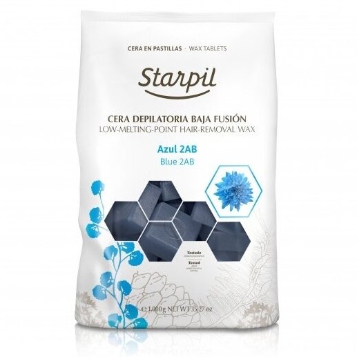 Hot Azulene wax Starpil, 1kg.