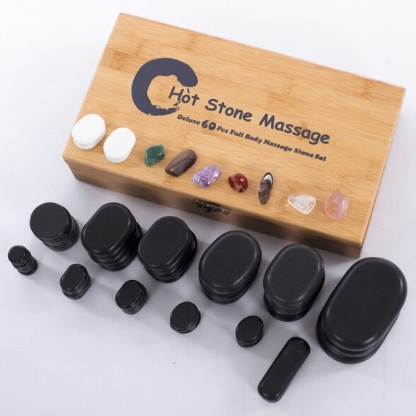 HOT STONE THERAPY – PROFESSIONAL SET OF 60 STONES 1