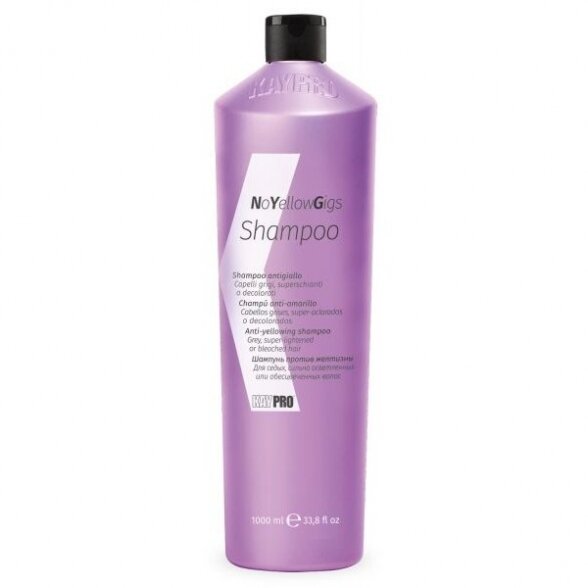 KAY PRO NO YELLOW GIGS shampoo suppressing yellow tint, 1000 ml.