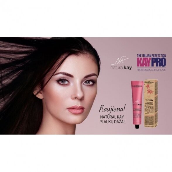 KAY PRO Натуральная краска для волос Kay Nuance 7.8 HAZELNUT BLONDE, 100мл 2