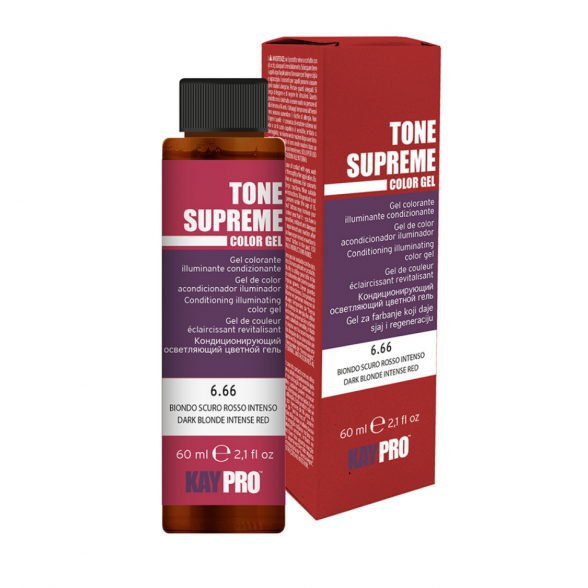 Kay Pro toneris Tone Supreme 6.66, DARK BLONDE INTENSE RED, 60ml