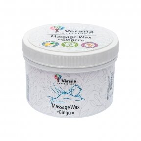 Solid massage oil (wax) Verana - Ginger, 450g.