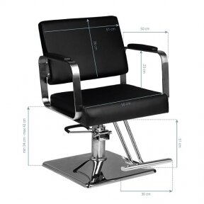 Hairdressing chair HAIR SYSTEM HS202, black sp.