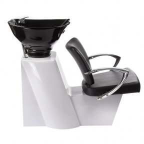 Hairdressing sink LIVIO, black sp.