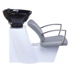 Hairdressing sink LIVIO, light gray sp.