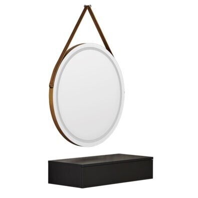 Hairdressing mirror with shelf HOLLY