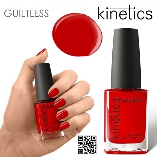 Nail polish Kinetics SolarGel #464 Scarlet Letter, 15ml