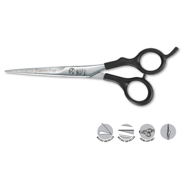 Kiepe cutting scissors Academy Ergo Anatomic with plastic handle, 16 cm (2115.6)