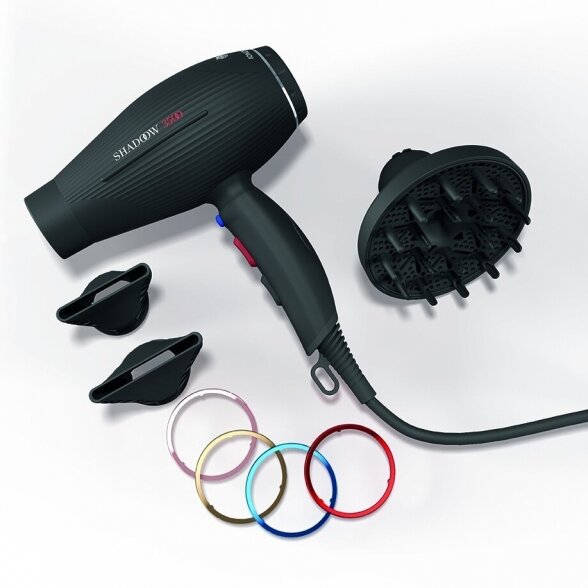 Kiepe hair dryer SHADOOW, with Ion generation, 1800-2200W 1