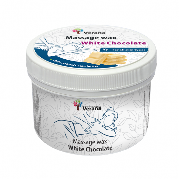 Solid massage oil (wax) WHITE CHOCOLATE, 450gr