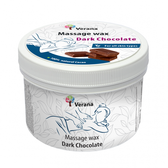 Solid massage oil (wax) Verana DARK CHOCOLATE, 450gr.