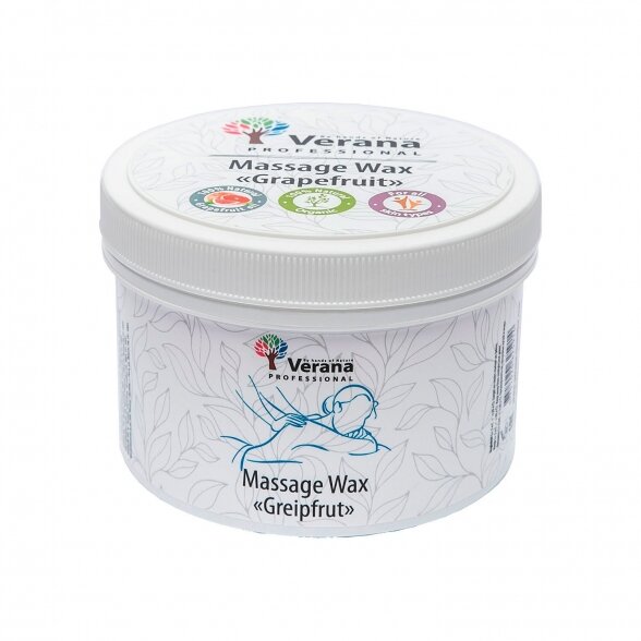 Solid massage oil (wax) Verana - Grapefruit, 450g